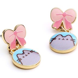 Figuren Carat Shop, The - Pusheen Pusheen Drop Ohrringe Pink Bows Genf Shop Schweiz