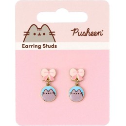 Figuren Carat Shop, The - Pusheen Pusheen Drop Ohrringe Pink Bows Genf Shop Schweiz