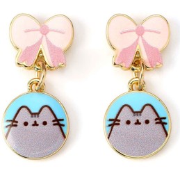 Figuren Carat Shop, The - Pusheen Pusheen Drop Ohrringe Pink Bows Genf Shop Schweiz