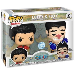 Figuren Funko Pop One Piece Luffy und Foxy 2-Pack Limitierte Auflage Genf Shop Schweiz