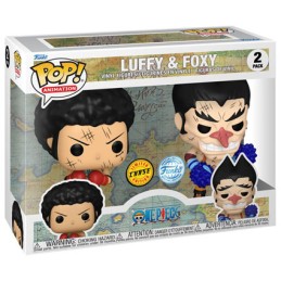 Figur Funko Pop One Piece Luffy and Foxy 2-Pack Chase Limited Edition Geneva Store Switzerland