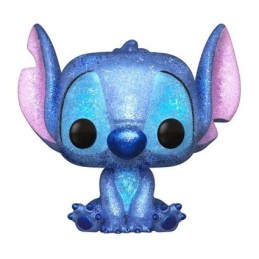 Figurine Funko Pop Diamond Disney Stitch Seated Glitter Edition Limitée Boutique Geneve Suisse