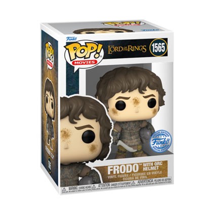 Figurine Funko Pop Le Seigneur des Anneaux Frodon Baggins avec Casque d'Orc Edition Limitée Boutique Geneve Suisse