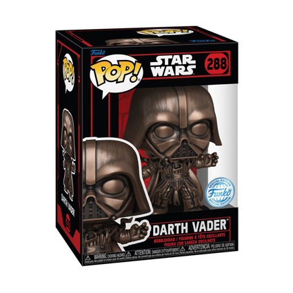 Figur Funko Pop Metllic Star Wars Darkside Darth Vader Limited Edition Geneva Store Switzerland