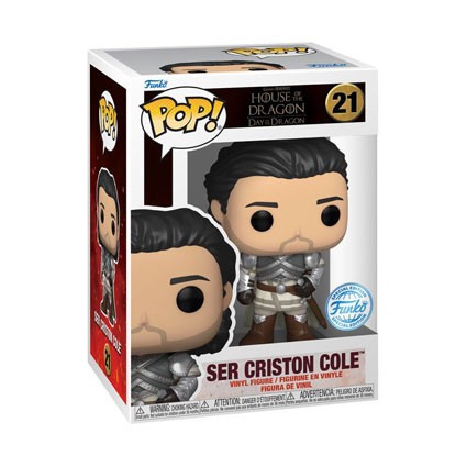 Figurine Funko Pop House of the Dragon Ser Criston Cole Edition Limitée Boutique Geneve Suisse