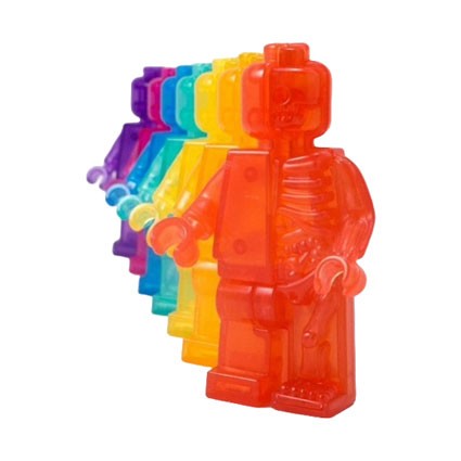 Figurine Mighty Jaxx Lego Rainbow Micro Anatomic Set (7 pcs) par Jason Freeny Boutique Geneve Suisse