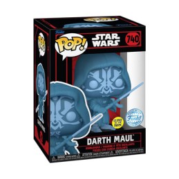 Figurine Funko Pop Phosphorescent Star Wars Dark Side Darth Maul Holo Edition Limitée Boutique Geneve Suisse