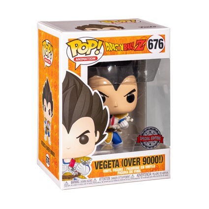 Figurine Funko Pop Dragon Ball Z Vegeta Over 9000! Edition Limitée Boutique Geneve Suisse