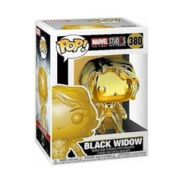 Figur Funko Pop Marvel Studios 10 Anniversary Black Widow Chrome Limited Edition Geneva Store Switzerland