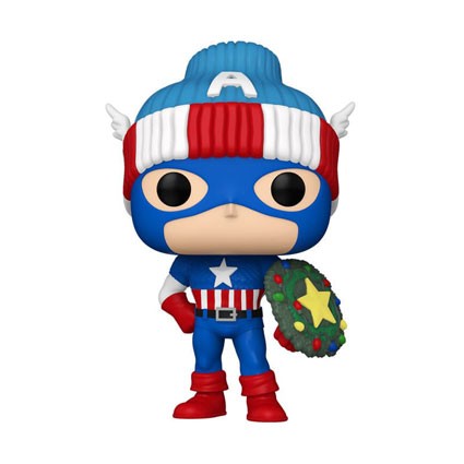 Figuren Funko Pop Marvel Holiday Captain America Genf Shop Schweiz