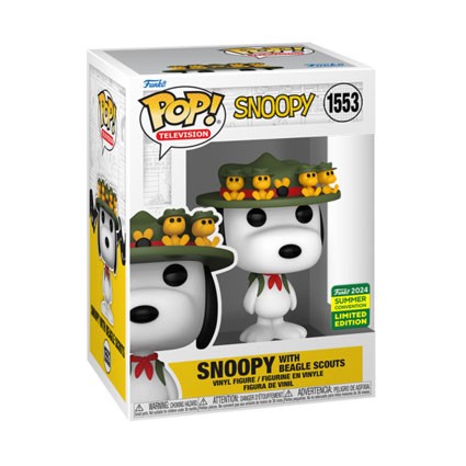 Figur Funko Pop SC 2024 Peanuts Snoopy with Beagle Scouts Limited Edition Geneva Store Switzerland