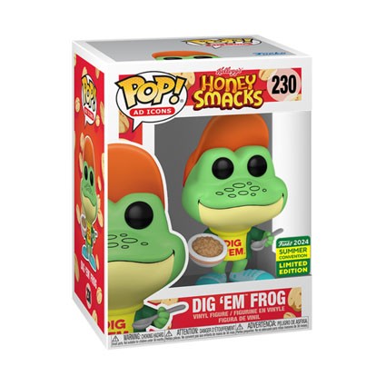 Figur Funko Pop SC 2024 Kellogg's Honey Smacks Dig 'Em Frog Limited Edition Geneva Store Switzerland