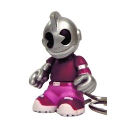 Figuren Kidrobot Porte clés Kidbomber Violet Tristan Eaton & Paul Budnitz (Ohne Verpackung) Genf Shop Schweiz