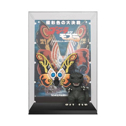 Figurine Funko Pop Movie Poster Godzilla 70ème Anniversaire Godzilla contre Mothra avec boîte de protection acrylique Boutiqu...