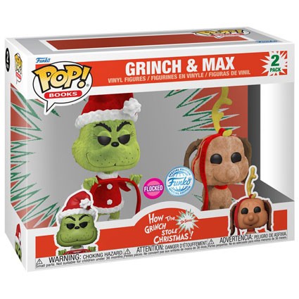 Figuren Funko Pop Beflockt The Grinch 1966 Grinch und Max 2-Pack Limitierte Auflage Genf Shop Schweiz