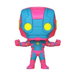 Figur Funko Pop Blacklight Iron Man MkV Infinity Saga Limited Edition Geneva Store Switzerland