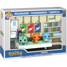 Figur Funko Pop Moment Pokemon Starter Pokemon Bulbasaur Charmander and Squirtle 3-Pack Limited Edition Geneva Store Switzerland