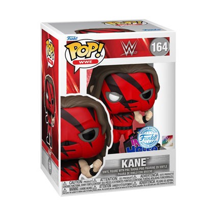 Figur Funko Pop Catch WWE Kane with Pin Limited Edition Geneva Store Switzerland