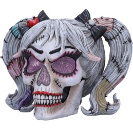 Figurine Nemesis Now Drop Dead Gorgeous Skull Pins and Needles Boutique Geneve Suisse