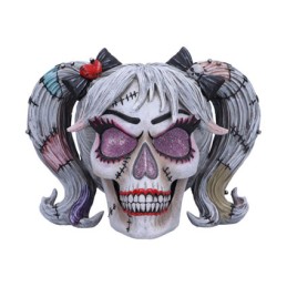 Figuren Nemesis Now Drop Dead Gorgeous Skull Pins and Needles Genf Shop Schweiz