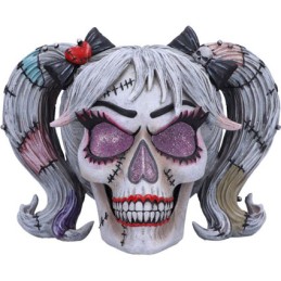 Figuren Nemesis Now Drop Dead Gorgeous Skull Pins and Needles Genf Shop Schweiz