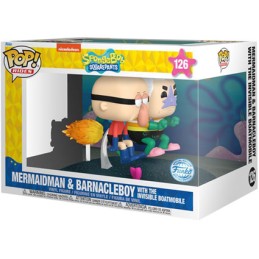 Figurine Funko Pop Rides Bob l'Éponge Mermaidman et Barnacleboy avec Bateau Invisible 2-Pack Edition Limitée Boutique Geneve ...