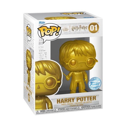 Figur Funko Pop Metallic Harry Potter Gold Harry Potter Limited Edition Geneva Store Switzerland