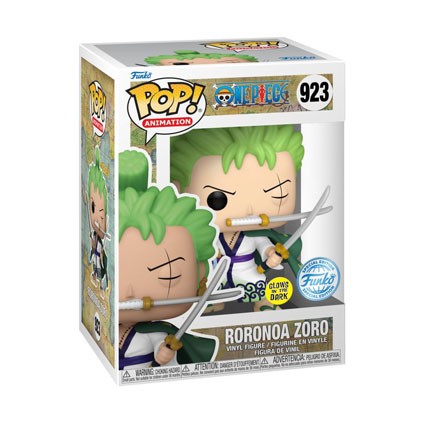 Figurine Funko Pop Phosphorescent One Piece Roronoa Zoro Edition Limitée Boutique Geneve Suisse