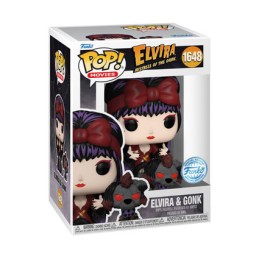 Figuren Funko Pop Elvira und Gonk Mondlicht Limitierte Auflage Genf Shop Schweiz