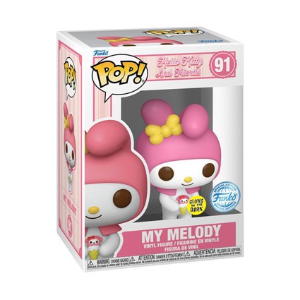 Figur Funko Pop Glow in the Dark Hello Kitty My Melody Limited Edition Geneva Store Switzerland