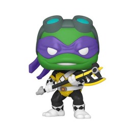 Figurine Funko Pop SDCC 2022 Power Rangers x Tortues Ninja Donatello en Black Ranger Edition Limitée Boutique Geneve Suisse