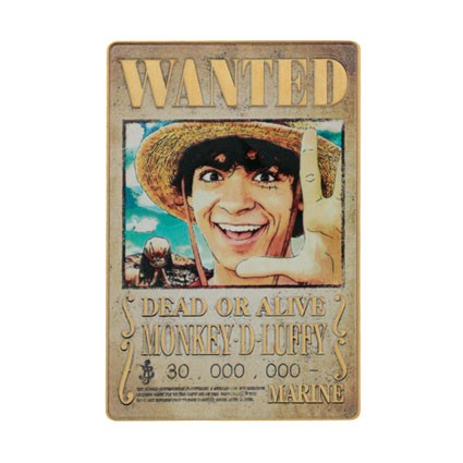 Figurine FaNaTtiK One Piece Lingot Luffy Wanted Poster Edition Limitée Boutique Geneve Suisse