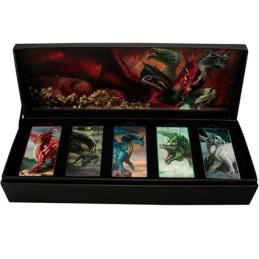 Figuren FaNaTtiK Dungeons & Dragons Metallbarren 5er-Set Chromatic Dragons Ingot Limitierte Auflage Genf Shop Schweiz