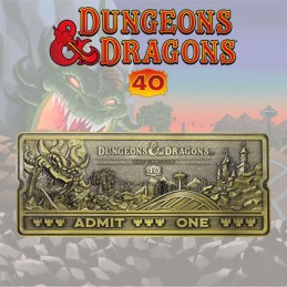 Figur FaNaTtiK Dungeons and Dragons The Cartoon Replica 40th Anniversary Rollercoaster Ticket Limited Edition Geneva Store Sw...