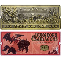 Figuren FaNaTtiK Dungeons und Dragons The Cartoon Replik 40. Geburtstag Rollercoaster Ticket Limitierte Auflage Genf Shop Sch...