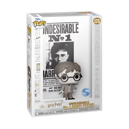 Figurine Funko Pop Cover Undesirable N° 1 Harry Potter Wanted Poster avec Boîte de Protection Acrylique Boutique Geneve Suisse