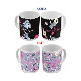 Figuren Stor Lilo und Stitch Tasse mit Thermoeffekt Stitch und Angel Genf Shop Schweiz