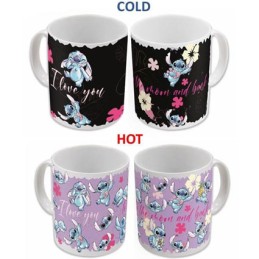 Figuren Stor Lilo und Stitch Tasse mit Thermoeffekt Stitch und Angel Genf Shop Schweiz