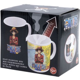 Figuren Stor One Piece Tasse mit Thermoeffekt Luffy Genf Shop Schweiz