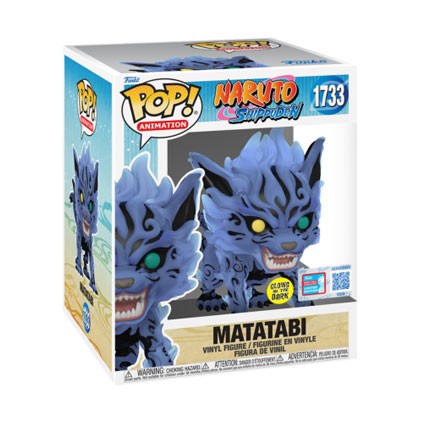 Pop FCE2024 6 inch Glow in the Dark Naruto Shippuden Matatabi Limited Edition