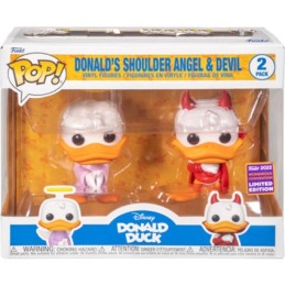 Figur Funko Pop WC2022 Donald Duck’s Shoulder Angel and Devil 2-Pack Limited Edition Geneva Store Switzerland