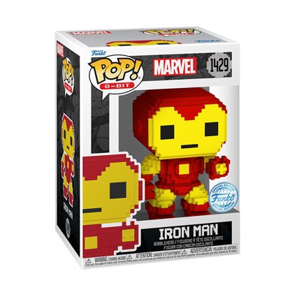 Figur Funko Pop 8-Bit Iron Man Limited Edition Geneva Store Switzerland