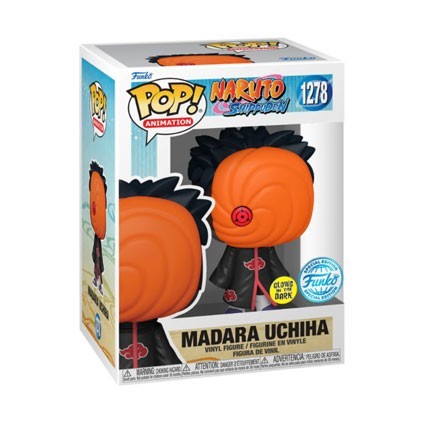 Figurine Funko Pop Phosphorescent Naruto Madara Uchiha Edition Limitée Boutique Geneve Suisse