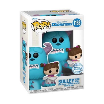 Figur Funko Pop Monsters Inc Sulley with Boo 20th Anniversary Limited Edition Geneva Store Switzerland