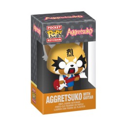 Figur Funko Pop Pocket Keychains Sanrio Aggretsuko with Guitar Geneva Store Switzerland