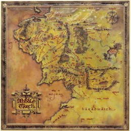 Figur FaNaTtiK Lord of the Rings Replica Map Limited Edition Geneva Store Switzerland