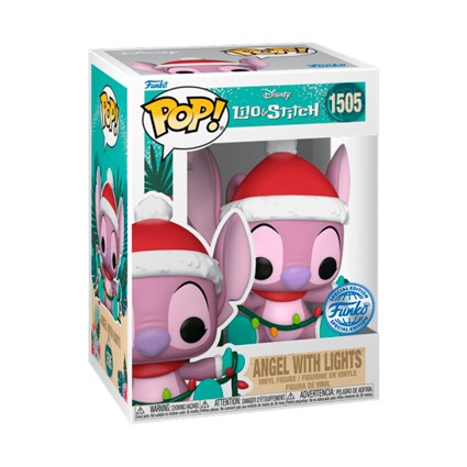 Figur Funko Pop Lilo and Stitch Angel with Lights Holiday Limited Edition Geneva Store Switzerland