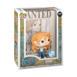 Figur Funko Pop Cover One Piece Nami Wanted Poster with Hard Acrylic Protector Geneva Store Switzerland