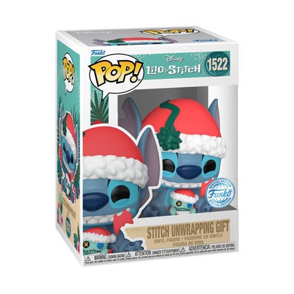 Pop Lilo and Stitch Stitch Unwrapping Gift Limited Edition