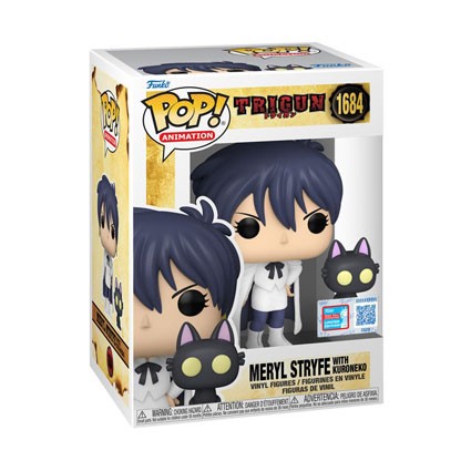 Figurine Funko Pop NYCC 2024 Trigun Meryl Stryfe with Kuroneko Edition Limitée Boutique Geneve Suisse